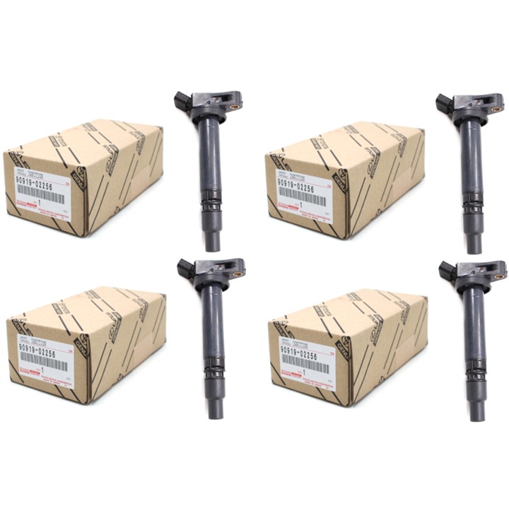 NEW Set of 4 Ignition Coils For 2005-2020 Lexus & Toyota I4 V6 V8, 90919-02256
