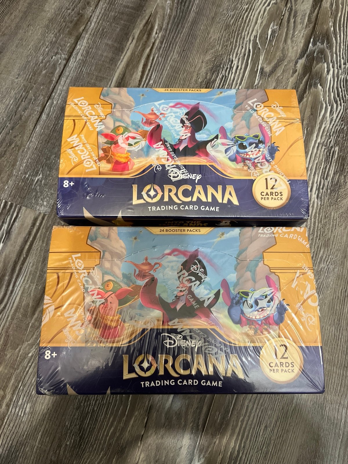 2 Disney Lorcana Into the Inklands Booster Box (24 Booster Packs) NEW SEALED