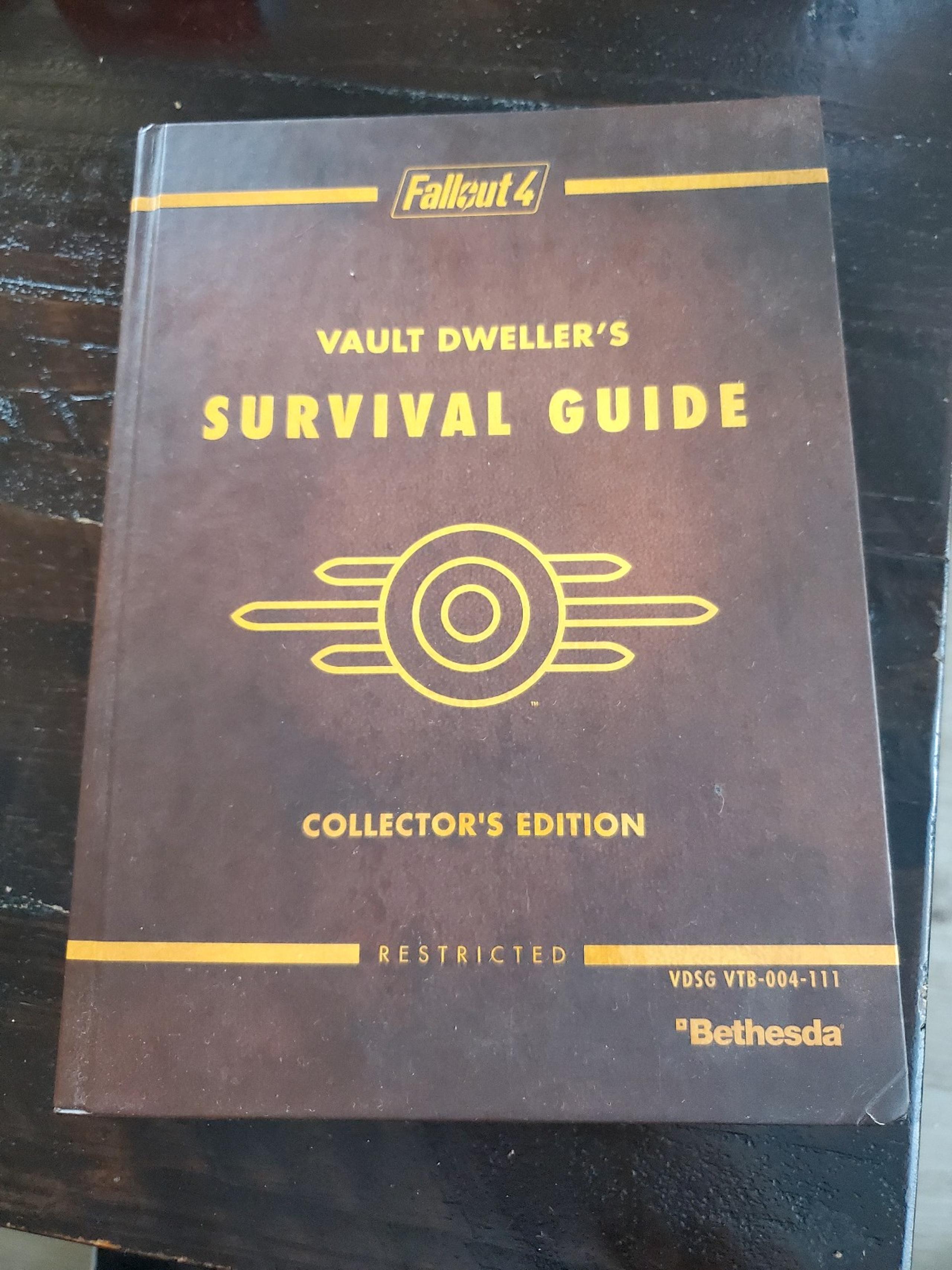Fallout 4 Survivor's Guide Collectors Edition