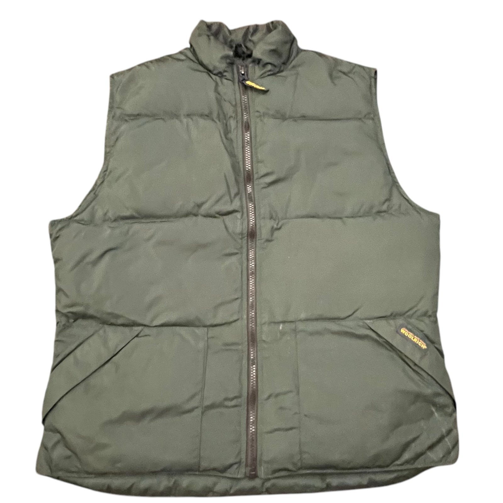 Woolrich John Rich And Bros. Duck Down Puffer Vest Women’s Medium Forest Green