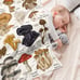 Mushroom Blanket Soft Flannel Fleece 60 x50
