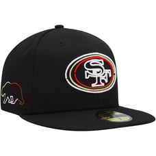 San Francisco 49ers New Era Nor Cal 59FIFTY Fitted Hat - Black