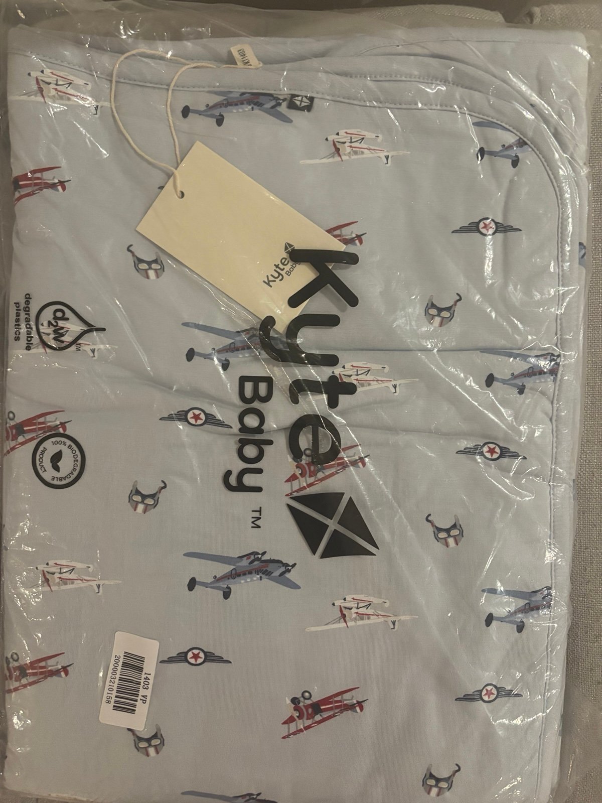 Kyte Baby Vintage Planes baby blanket
