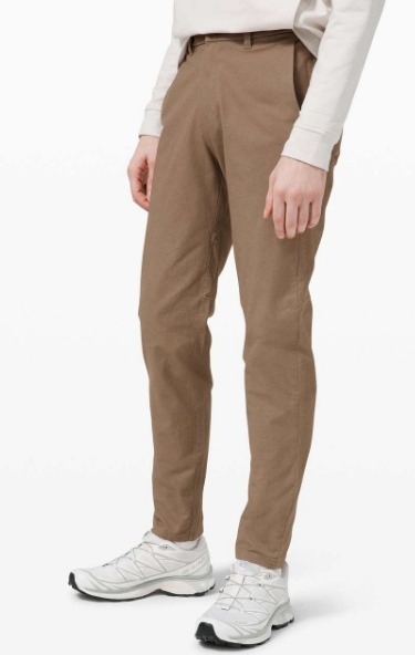 Mens Lululemon Commission Pant Slim Earth Dye size 28x30 oak