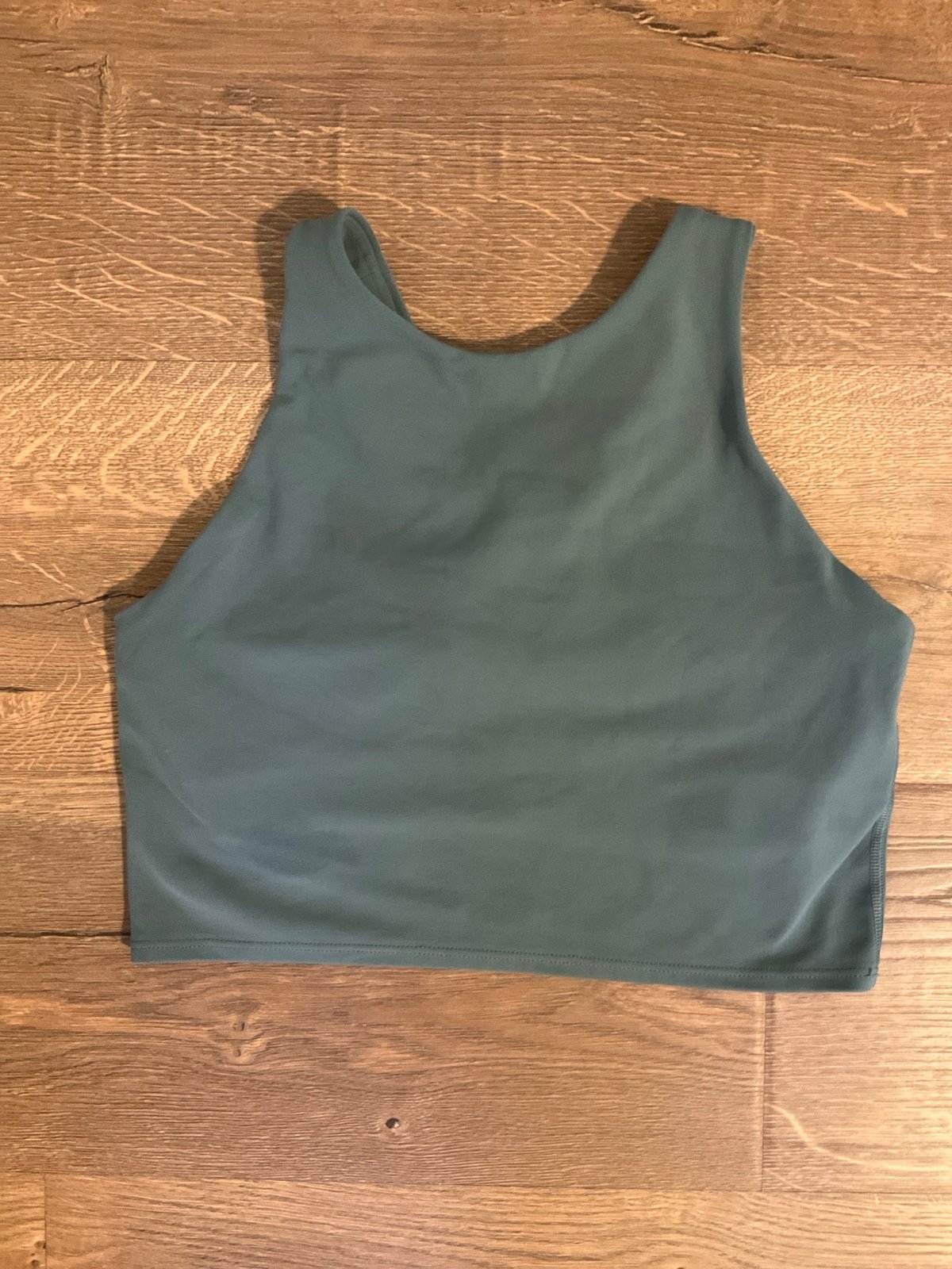 Athleta Conscious Crop tank in cornflower tea blue, S