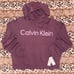 NWT Calvin Klein Performance Fleece Logo Hoodie (L) & Cargo Joggers (M) Set