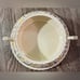 Antique Vernon Kilns MCM Hibiscus Round Serving Platter 15” And Soup Tureen Bowl
