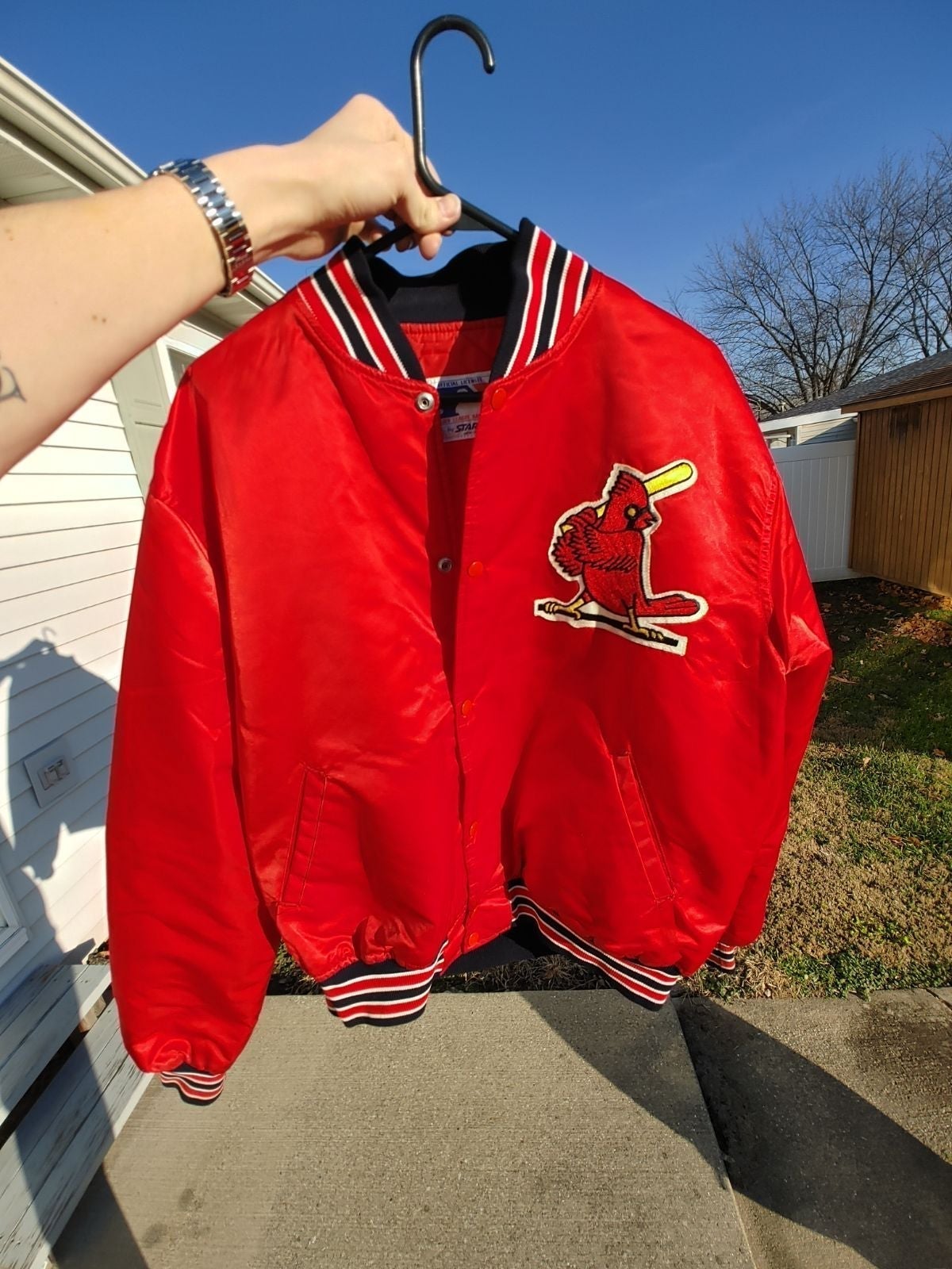 Vintage Cardinals Starter Jacket