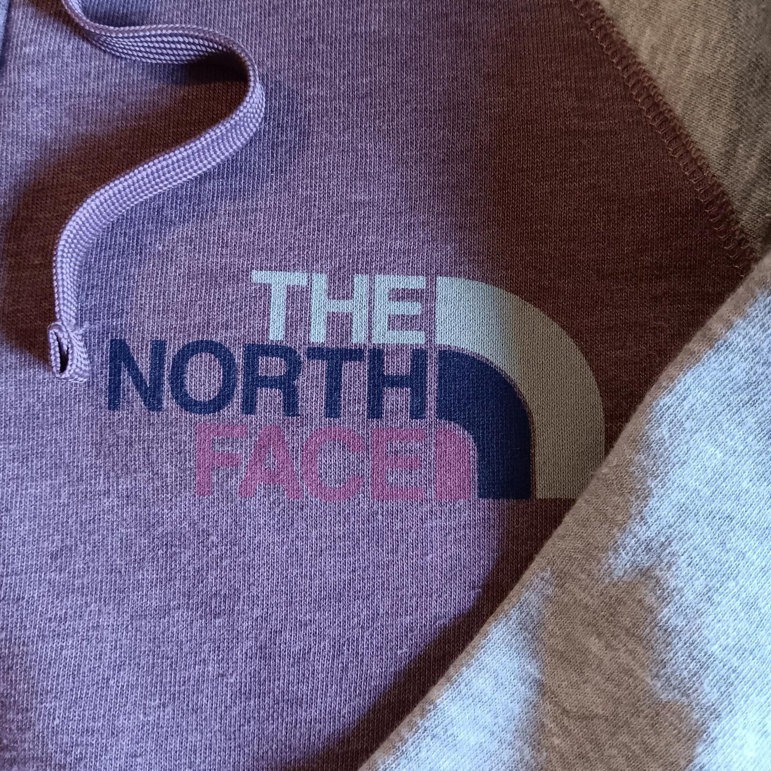 Women's North Face Zip Up jacket size SMALL grey and eggplant purple