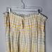 NWT Madewell Women’s XXL Tie-Front Paperbag Midi Skirt in Ombré Gingham orange