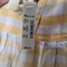 NWT Madewell Women’s XXL Tie-Front Paperbag Midi Skirt in Ombré Gingham orange