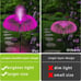 Solar Garden Lights Outdoor Decorative Waterproof 3 PCS