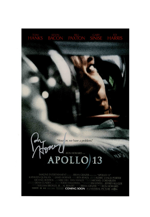 Ron Howard Signed Autograph Apollo 13 12x18 Photo with Exact Photo Proof