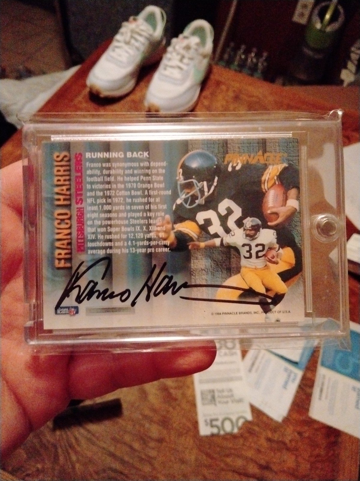Franco Harris Autograph