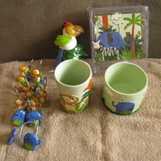 16 Piece Jungle themed Kids Bathroom Set