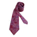 TED BAKER LONDON Red Paisley Silk Tie Made In USA 59 -3 EX COND