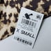 INC International Concepts Women's Cheetah Print Long-Sleeve Halter Top XS NWT