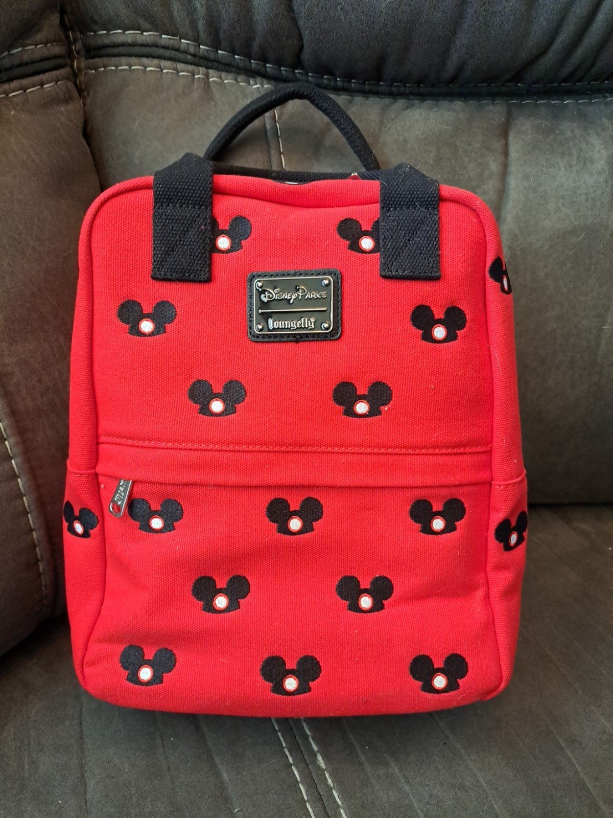 Disney Parks 2020 Mickey Mouse ears canvas loungefly backpack NEVER USED