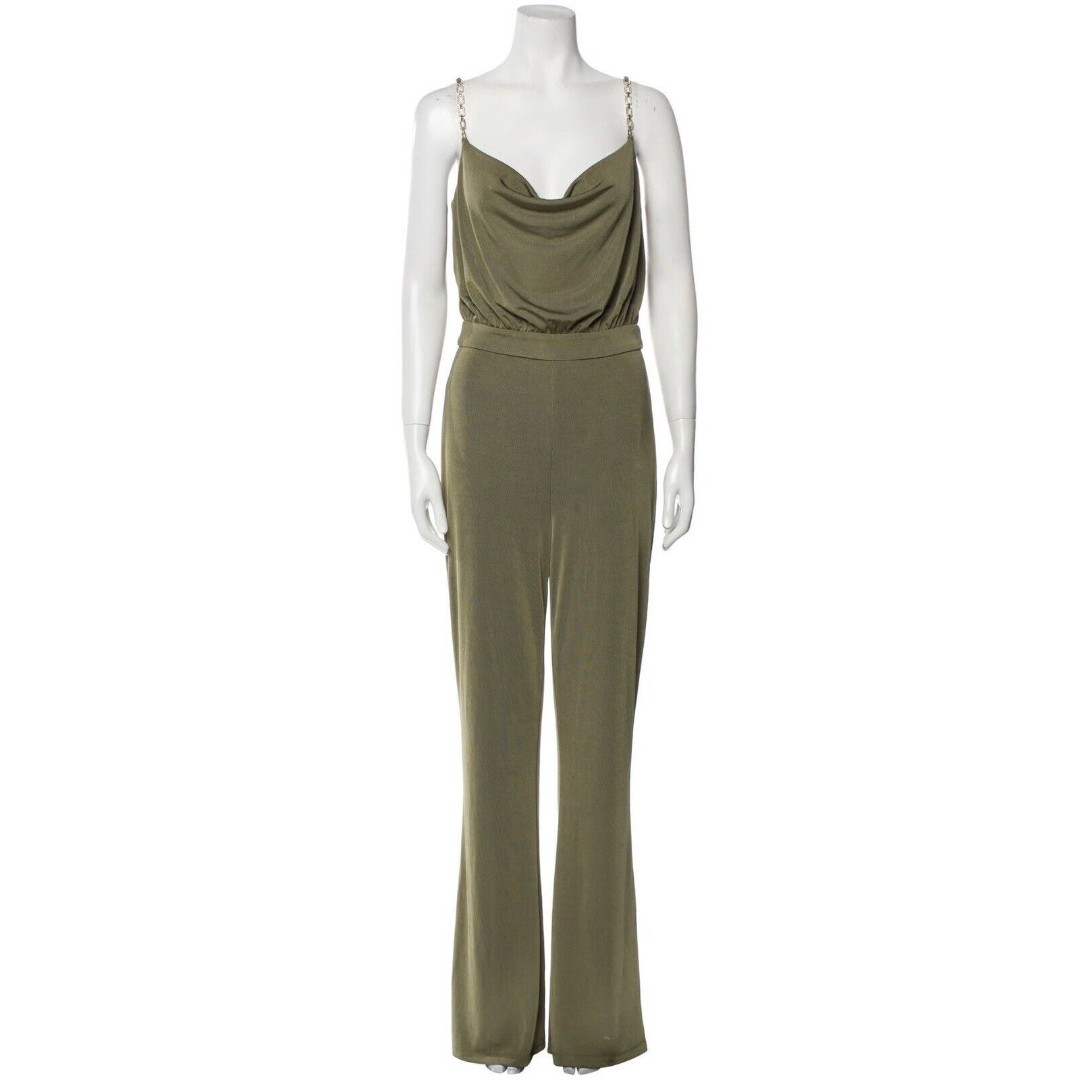 NWT 325 Jason Wu / L’Agence Emmett Black Jumpsuit Anthropologie Nordstrom Sz M