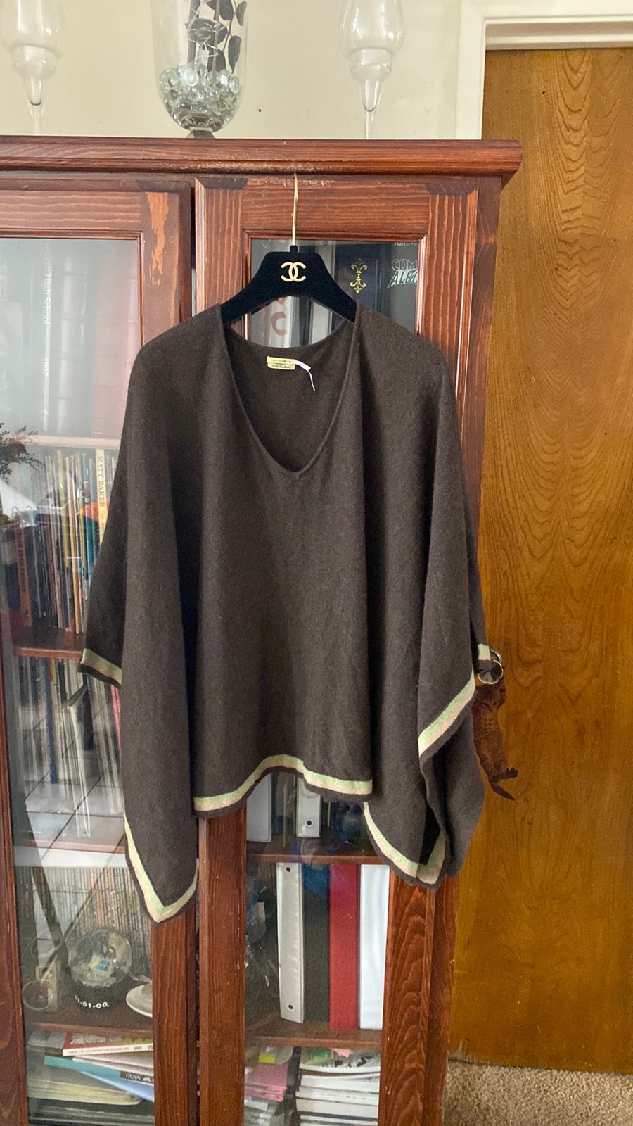 MAX STUDIO 100% Cashmere One Size Poncho