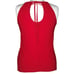 Venus Size XL Red Sleeveless Ruffle Halter Top