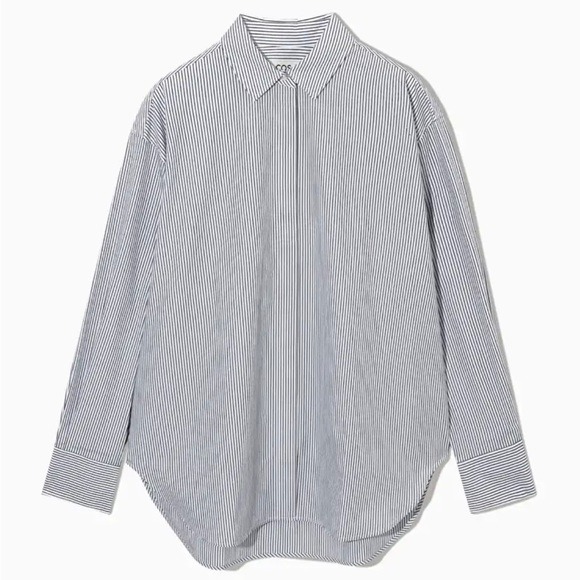 OVERSIZED COTTON-POPLIN SHIRT SIZE shops 2