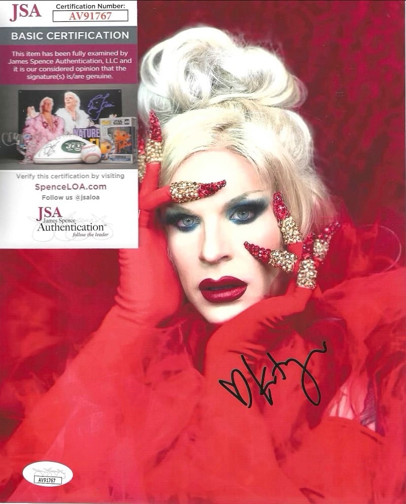 KATYA ZAMOLODCHIMOVA SIGNED 8X10 PHOTO + JSA COA
