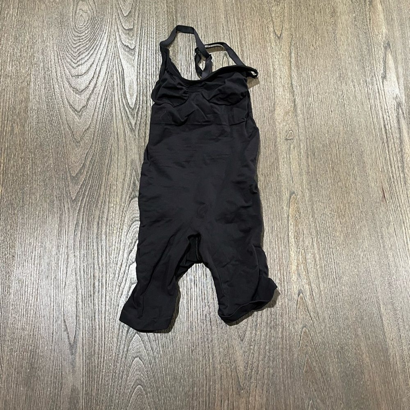 NWOT Skims Sculpting Bodysuit Mid Thigh W. Open Gusset Onyx - Size L/XL