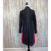 Custo Barcelona 8 Bright Pink Mod Geo Printed Pea Coat Jacket Wool Trim 429