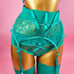4pack Floral Lace Underwire Garter Set