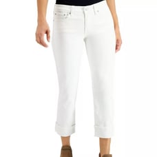 Lucky Brand Sweet Crop white jeans