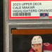 2023 Upper Deck Cale Makar Highlighters Orange RARE POP 2#HL23 PSA 10 93436517