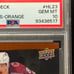 2023 Upper Deck Cale Makar Highlighters Orange RARE POP 2#HL23 PSA 10 93436517