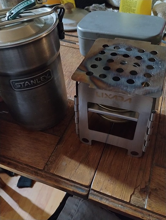 Camping Stove Wood Burning Stoves Portable Backpacking Stove Titanium/Sta