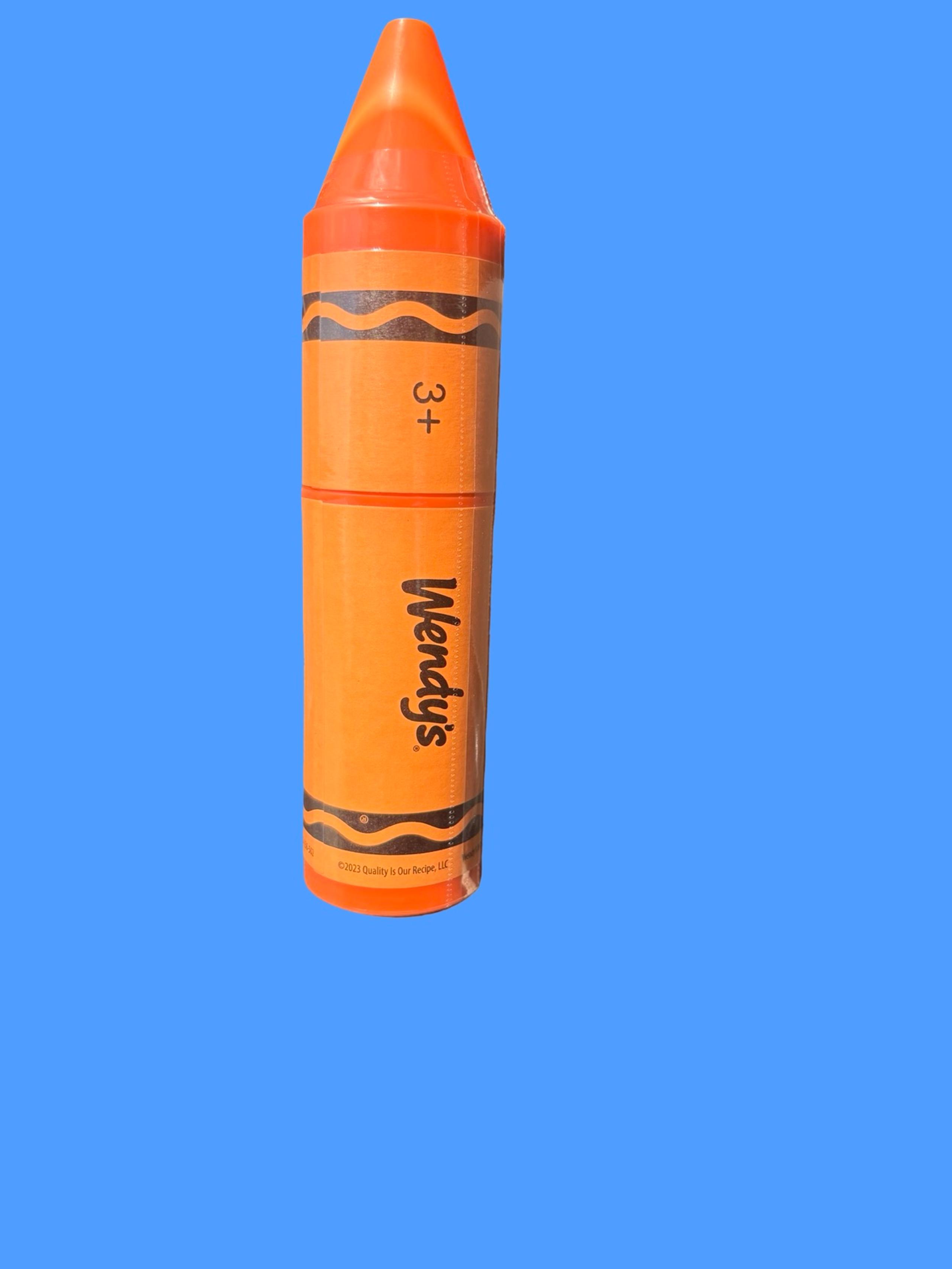 BN sealed Wendy’s 2023 kids meal orange crayon