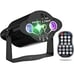 NEW DJ Disco Stage Party Lights, 3-in-1 RGB+UV+RG LED Lights Sound Activated