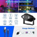 NEW DJ Disco Stage Party Lights, 3-in-1 RGB+UV+RG LED Lights Sound Activated
