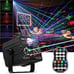 NEW DJ Disco Stage Party Lights, 3-in-1 RGB+UV+RG LED Lights Sound Activated