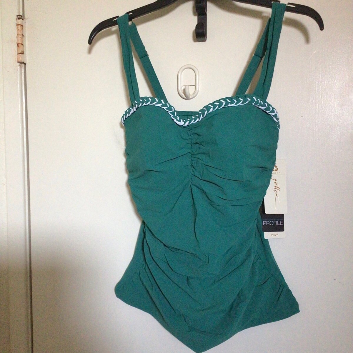 Profile by Gottex D-Cup Tankini Top NWT