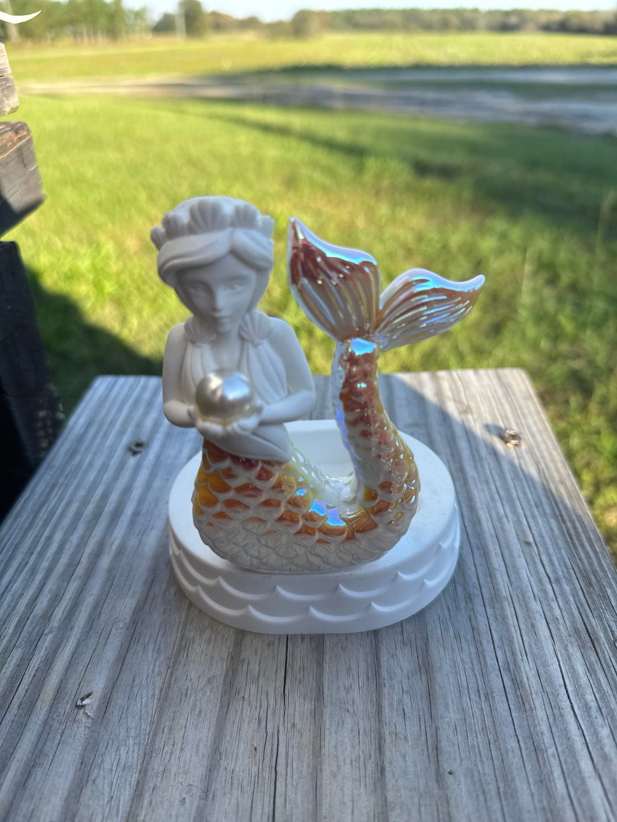 Bath and body mermaid soap holder