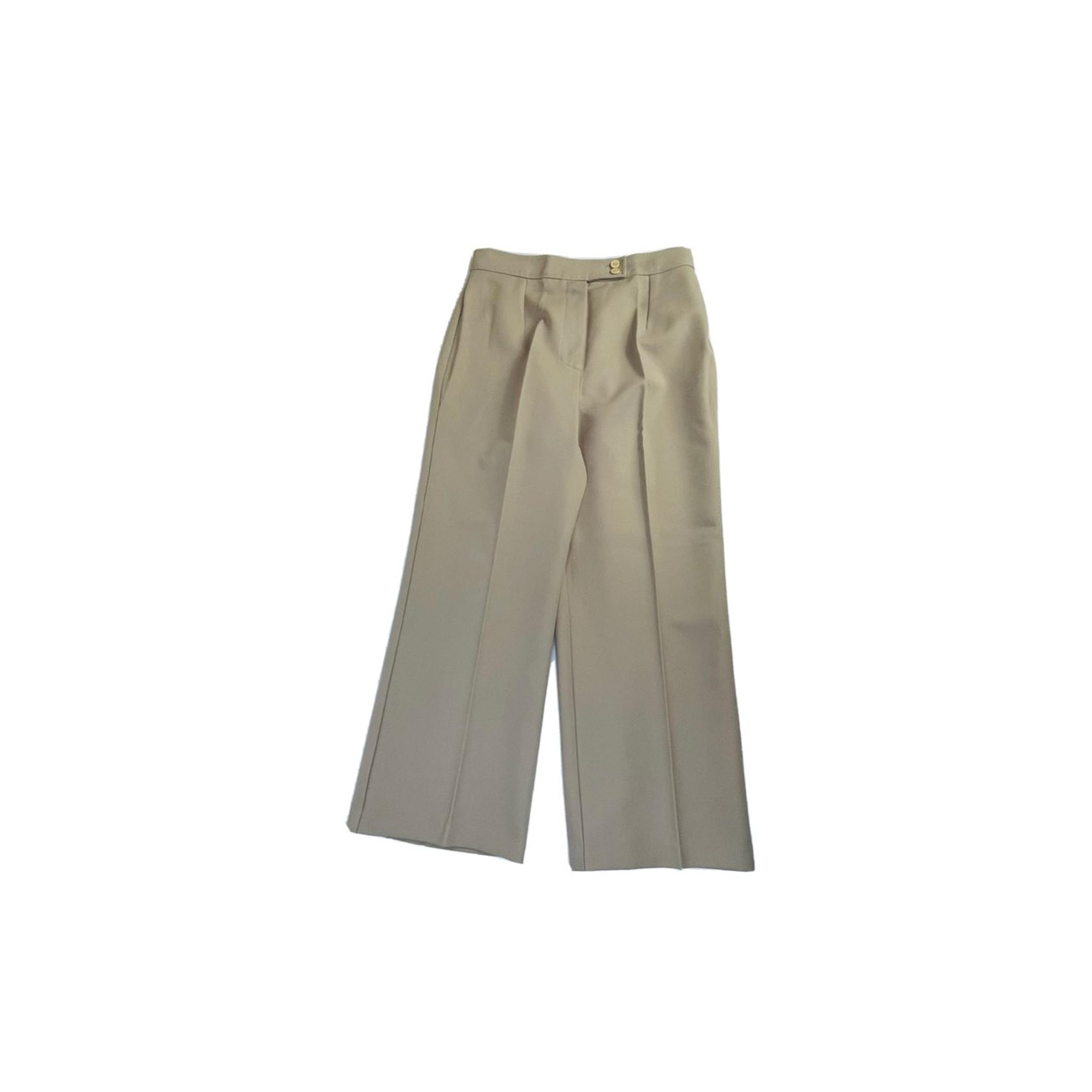 Vintage 1970s Cropped High Rise Gaucho Culotte Pants Womens 14