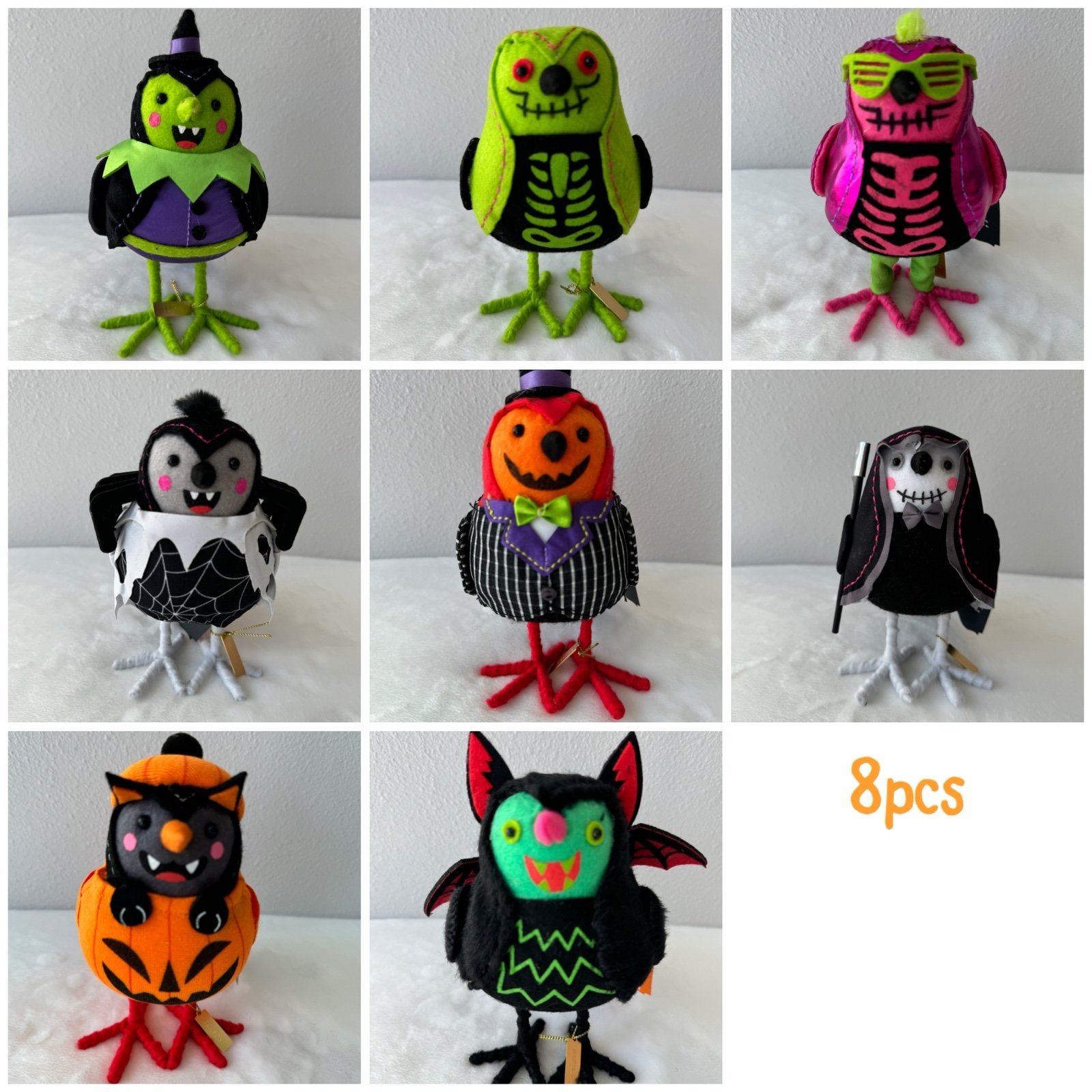 New 8pcs Halloween Target Release 2024 Featherly Friends, Hyde & Eek