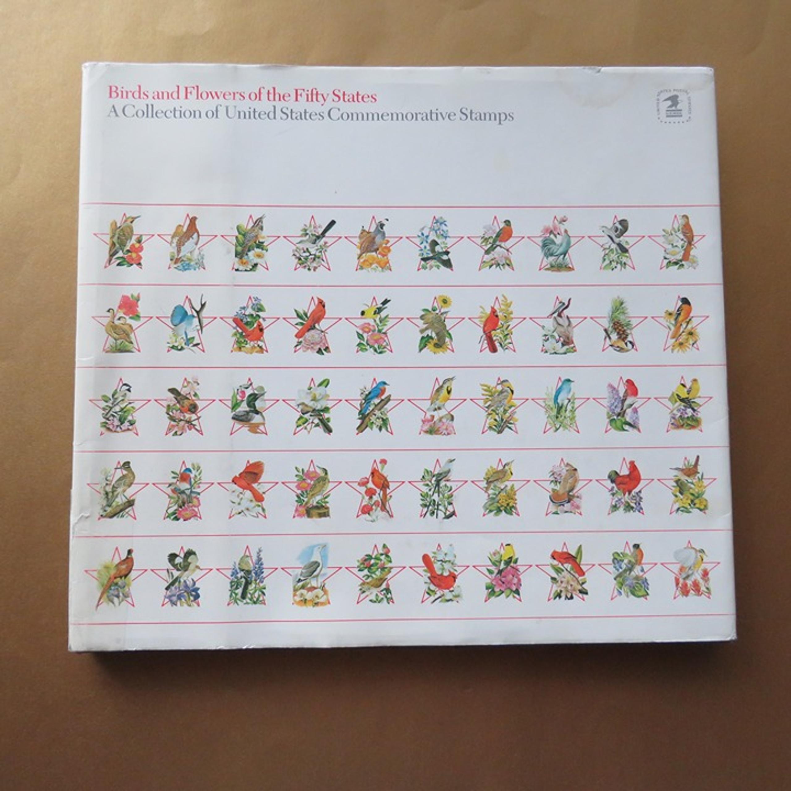 Birds and Flowers of the 50 States Hardcover Book 1982