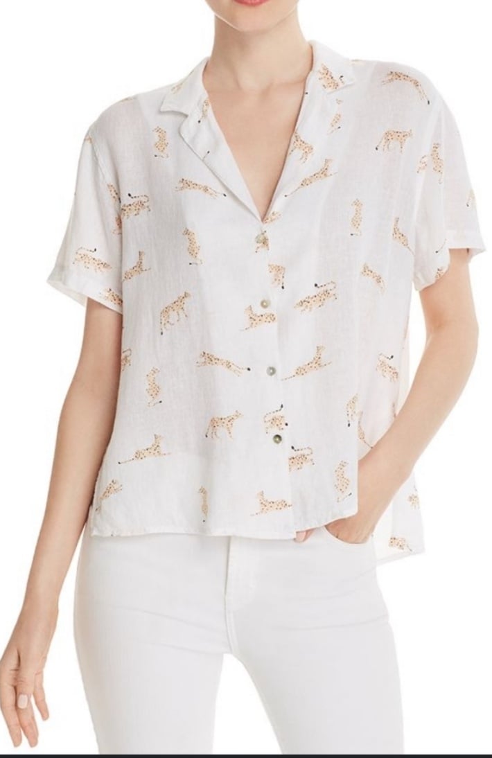 Rails Zuma Jungle Cat Linen Shirt