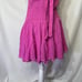 Free People Sleeveless Halter Backless Ruffle Bodycon Mini Party Dress Pink SzXL