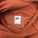 NIKE Women's 2X Sportswear Plush Burnt Orange Hoodie DX6420-010