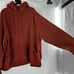 NIKE Women's 2X Sportswear Plush Burnt Orange Hoodie DX6420-010