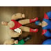 6 WOT Way Out Toys Wrestlers Wrestling WWE plush soft body plush doll figure lot