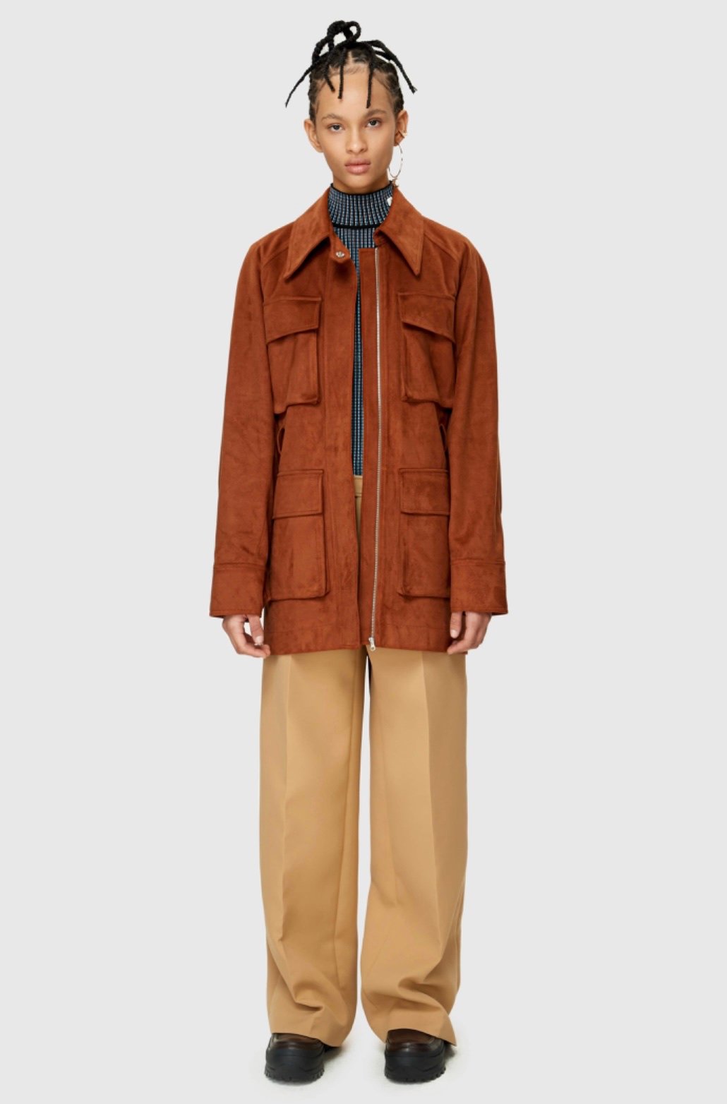 Low Classic FW22 Pocket Jacket Rust