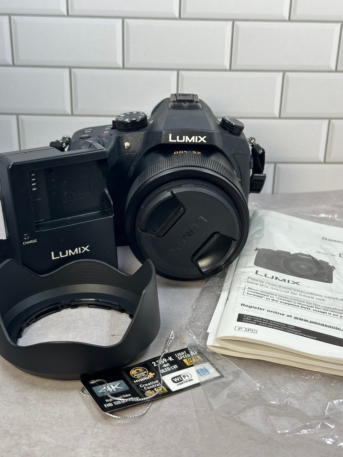 Panasonic Lumix DMC-FZ1000 Digital Camera | Used,Works 128GB SD Card